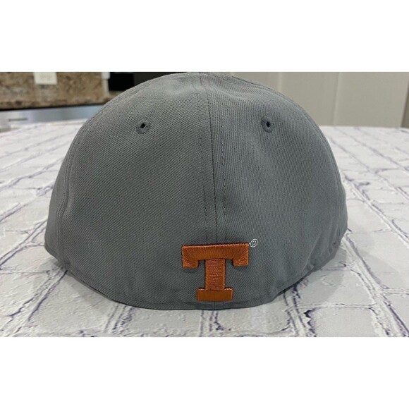 New Era Cap Hat Men’s Size 7 1/4” Color Gray Orange Texas Longhorns Fitted - Picture 3 of 12